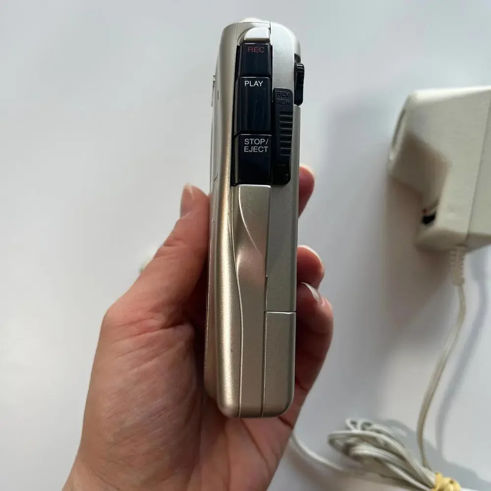 Olympus Pearlcorder S711 Microcassette Voice Recorder VCVa Tested Working - Picture 6 of 7